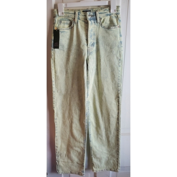 Wild Fable Super High Rise Acid Over-Dye Straight Jeans - Picture 8 of 14